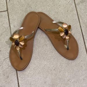 Summer flower sandals